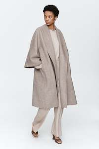 Size S1: ALEX COAT - TOAST