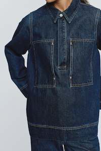 ELKA SHIRT - WASHED INDIGO