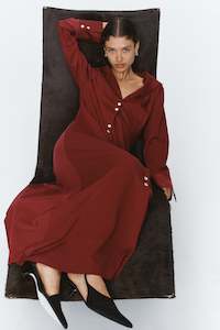 Sale Dresses: FOUNDATIONS DRESS - SANGRIA