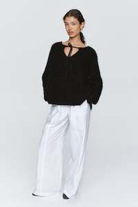 Sale Knitwear: GABRIELLE JUMPER - BLACK