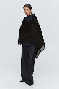 Jackets: CORA SHAWL - BLACK