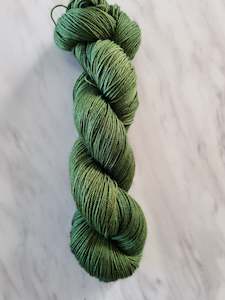 Sock Yarn 4 Ply: Dark Olive - Marmalade Yak