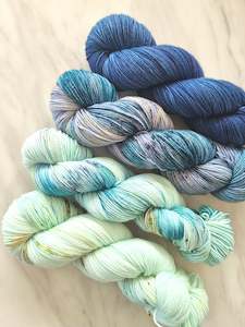 Dk 8ply Merino: 4 Skein Fade Set - Blues