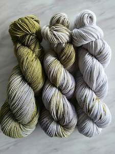 Dk 8ply Merino: 3 Skein Set - Marmalade Twist Sock