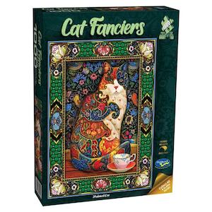 add_0: Holdson Puzzle - Cat Fanciers, 1000pc (Painted Cats) 77541