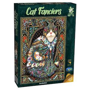 Holdson Puzzle - Cat Fanciers, 1000pc (Jewelled Cat) 77540