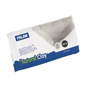 Milan Air Dry Natural Modelling Clay White 400gm
