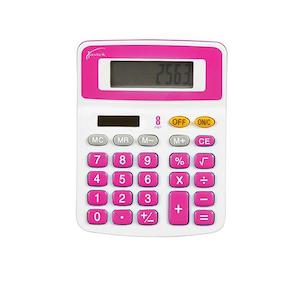 Handheld: Jastek desktop calculator assorted colours