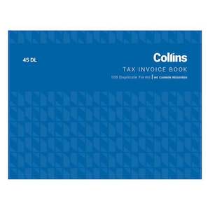 Health Safety: Collins Tax Invoice 45dl No Carbon Required