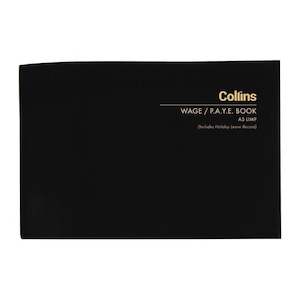 Health Safety: Collins Wage Book A5 Limp Cover 64lf