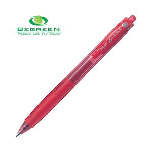 Writing Pens: Pilot BeGreen G-Knock Gel Pen 0.7mm Fine Red (LGK-10F-R-BG)