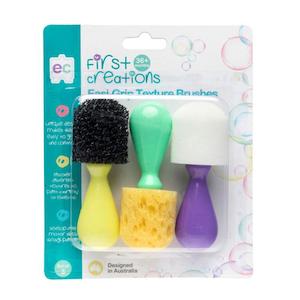 Art Project Materials: EC First Creations Easi-Grip Texture Brushes Set 3