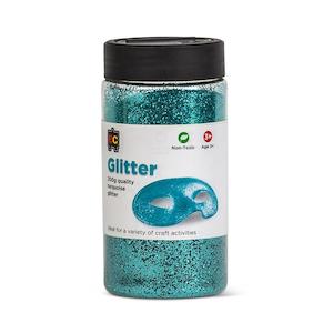 Art Project Materials: Acme Glitter Turquoise Craft 200g Jar 555940