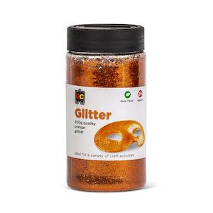 Acme Craft Glitter Orange 200g - Sparkle for Projects