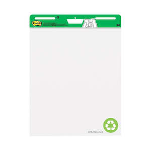 Whiteboards Flip Charts: Post-it Recycled Easel Pad 635x762mm 30 Sheets 559RP