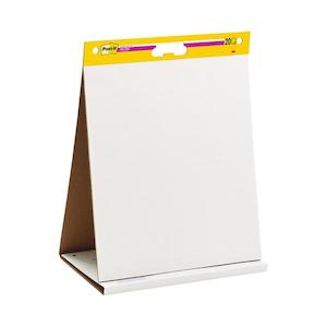 Post-it Dry Erase Tabletop Easel Pad 508x584mm 20 Sheets