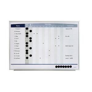 Quartet planner board matrix in/out 410x580mm
