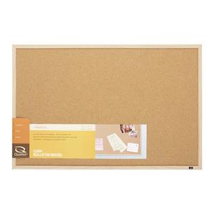 Display Boards Holders: Quartet corkboard oak frame 580x890mm