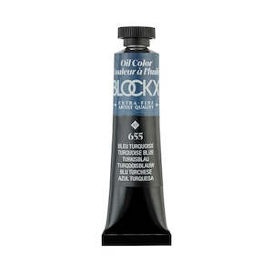 Paint Accessories: Blockx 20ml Oil Tube 655 Turquoise Blue S7 PB36