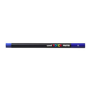Uni Posca Pastel Crayon Prussian Blue 250300 - Vibrant Finish