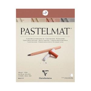 Art Pads: Clairefontaine Pastelmat Pad 24x30cm 12 Sheets C96053C