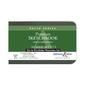 Art Pads: Stillman & Birn Delta Softcover Sketchbook 14x8.9cm 270g