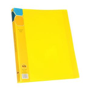 Marbig display book a4 40pg yellow