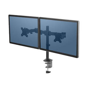 Ergonomic Accessories: Fellowes Dual Monitor Arm Reflex F8502601 - Adjustable, 27"