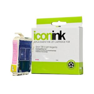 Inkjet Compatible Inks: Icon Compatible Epson 81N Light Magenta Ink Cartridge