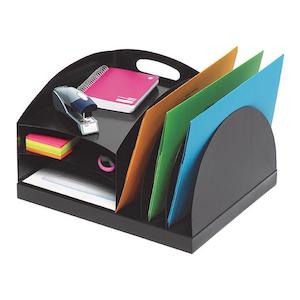 Desk Organisers: Marbig organiser desktop metal 2 way black