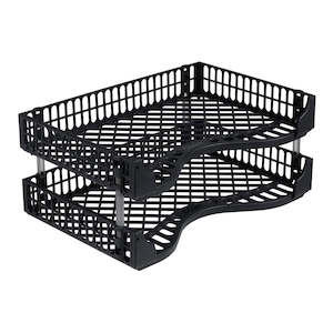 Okin Document Tray Black, Pack of 2