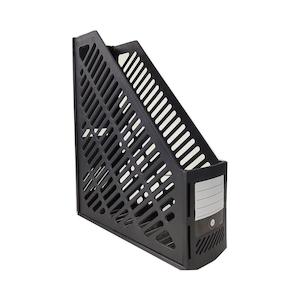 OSC Folding Magazine File Black 90x310x260mm MFUS001BK