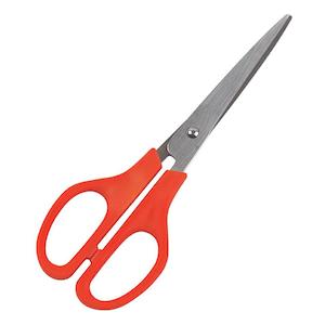 Desk Organisers: Marbig Orange Handle Scissors 158Mm 6.25" Orange Handle (158Mm)