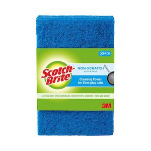 Cloths Wipes: Scotch-Brite Non-Scratch Scouring Pads, 3-Pack 11326