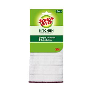 Cloths Wipes: Scotch-Brite Microfiber Kitchen Cloths, 2-Pack 11323