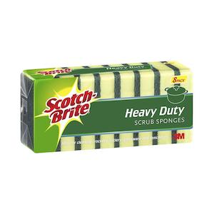 Scotch-Brite Heavy Duty Scrub Sponge, Pack of 8, 11321