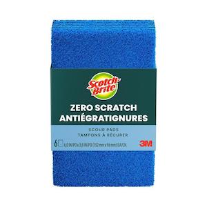 Scotch-Brite Non-Scratch Scouring Pads, Pack of 6 11322