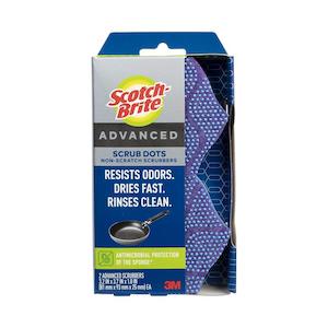 Scotch-Brite Non-Scratch Scrub Dots, Pack of 2 SDA-2