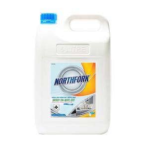 Northfork surface spray disinfectant hospital grade spray on wipe off 5l