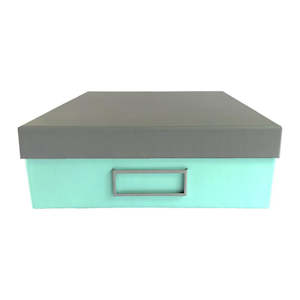 Archive Boxes: Ledah A4 Pastel Storage Box Green 300029 - Stylish & Durable