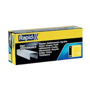 Staplers Tackers: Rapid Tools Staples 13/8Mm Bx5000 11835600