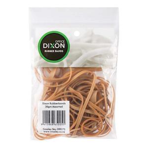 Rubber Bands: Dixon Rubber Bands Cellopak 30gm