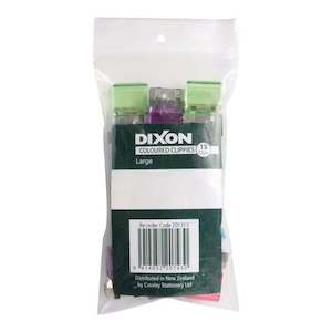 Clippie Dixon Coloured Large 15 Pack