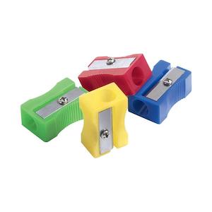 Okin Icon Plastic Pencil Sharpener 1 Hole Assorted Colors