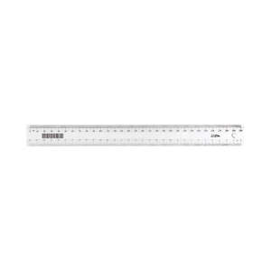 Okin Clear Narrow 30cm Plastic Ruler IRULER02