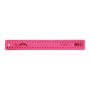 Rulers: Taurus Ruler Flexion 300mm Pink***
