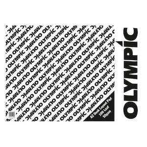 Notebooks Pads: Olympic Pad A2 Layout 100 Leaf White Bank 50gsm