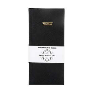 OSC Citta Address Book Slimline Black