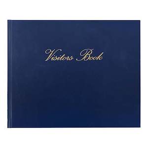 Health Safety: Collins Visitors Book Vb625 Navy 232x188mm 64 Leaf