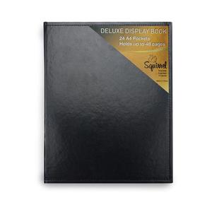 Headline View Display Book A4 Leatherette 24 Pocket